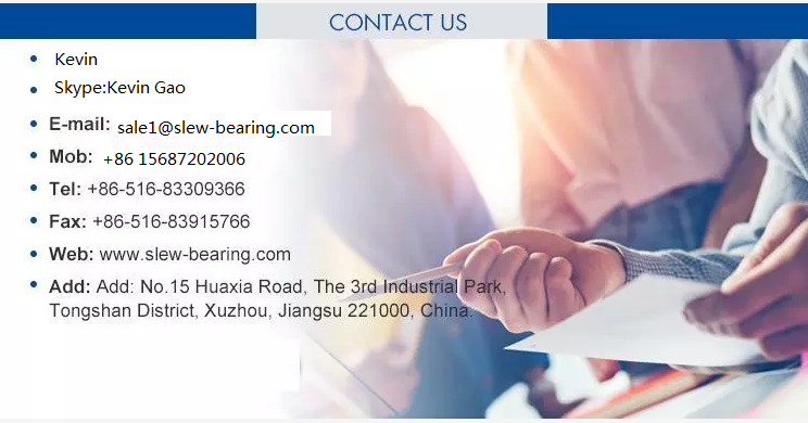 Internal Gear Tooth Quenched Single Row Ball Slewing Ring Bearing From