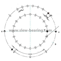 XZWD Hot Sale High Quality Swing Ring Turntable Bearing for Crane UNIC 330
