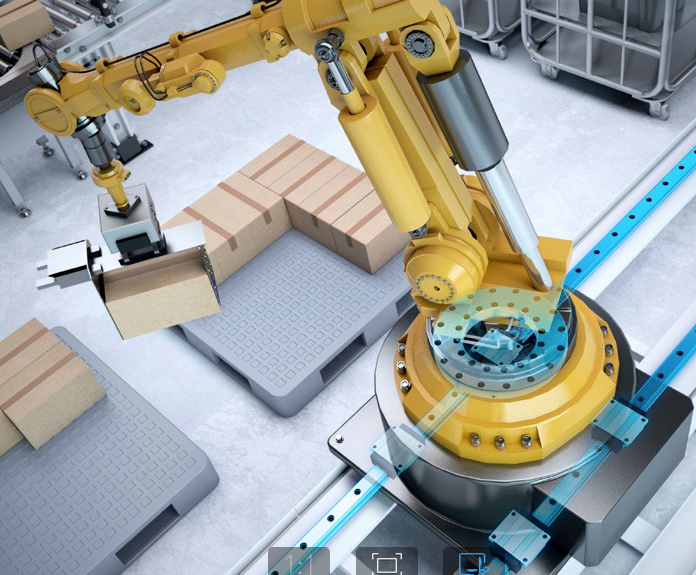 How modern industrial robots rotate?