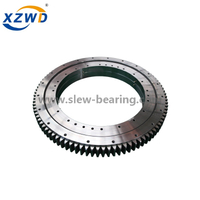 CCS certified External gear Three Row Roller Slewing Bearing for marine crane