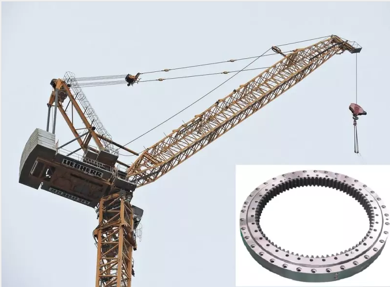 External Gear Maintain Slewing Bearing For Tower Crane from China