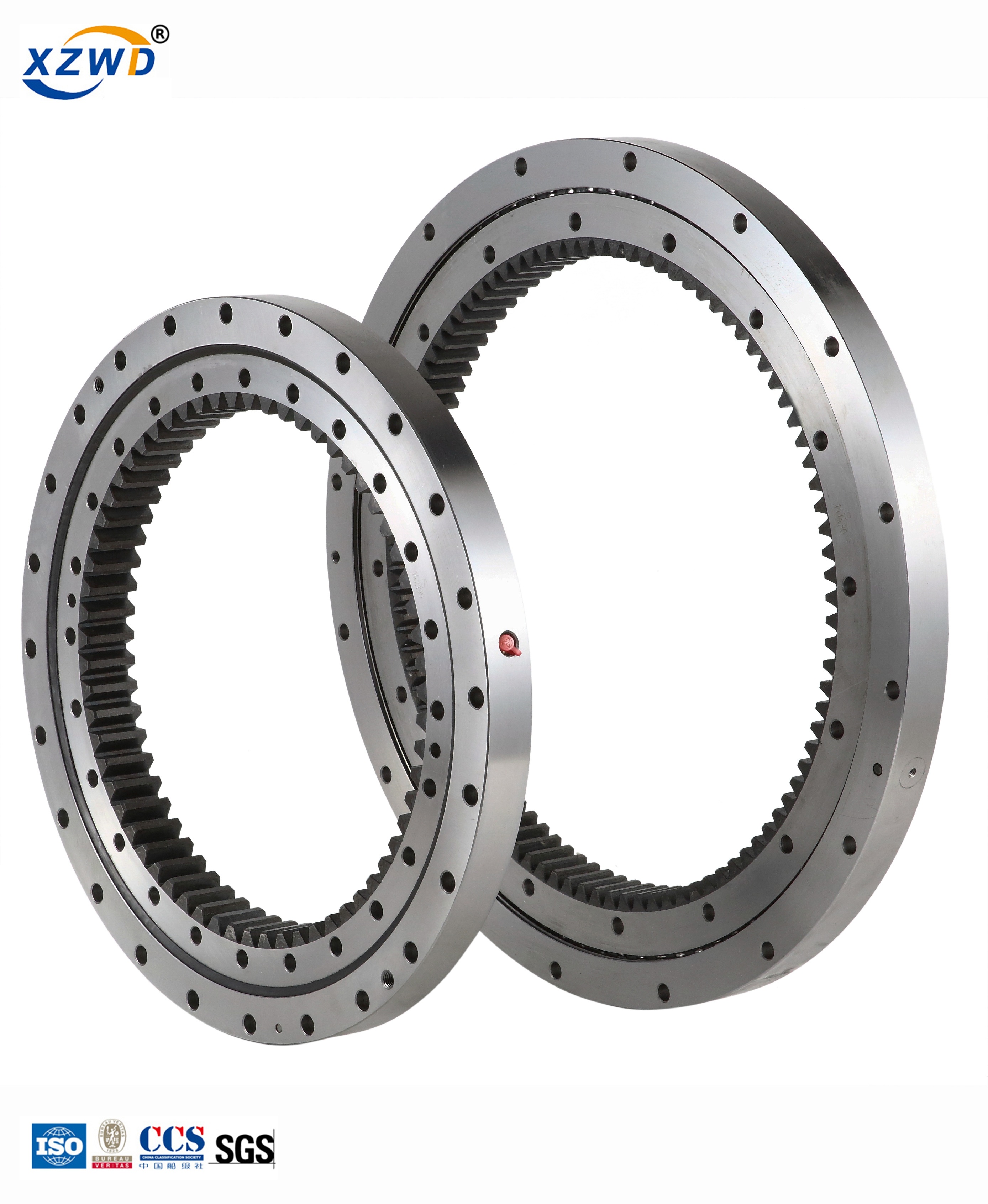 CCS Certified Single Row Four Point Contact Ball Slewing Bearing with ...