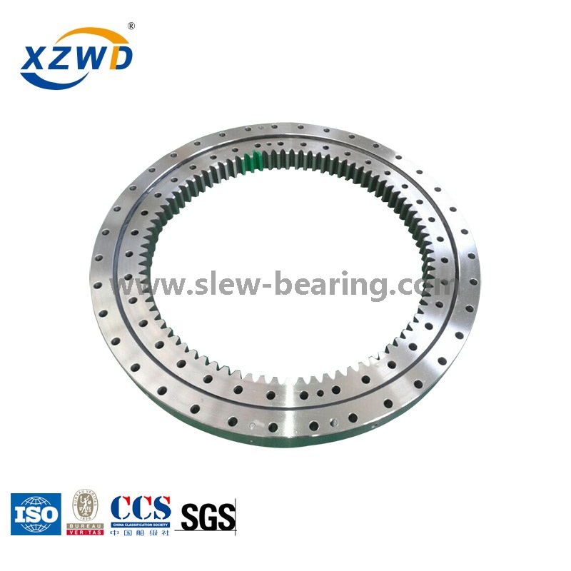 large diameter with gear single row ball slewing bearing turntable