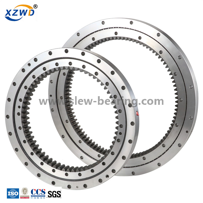 Internal gear single row ball slewing ring bearing for excavator from ...