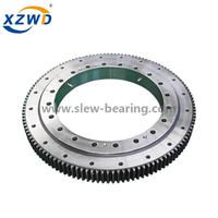 xzwd Single Row Crossed Roller Slewing Bearing Ring External Gear for Tunnel Boring Machines